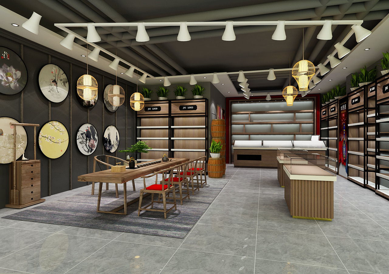 举报5分享原创作品空间家装设计烟酒店设计烟酒店效果图烟酒店yue商业