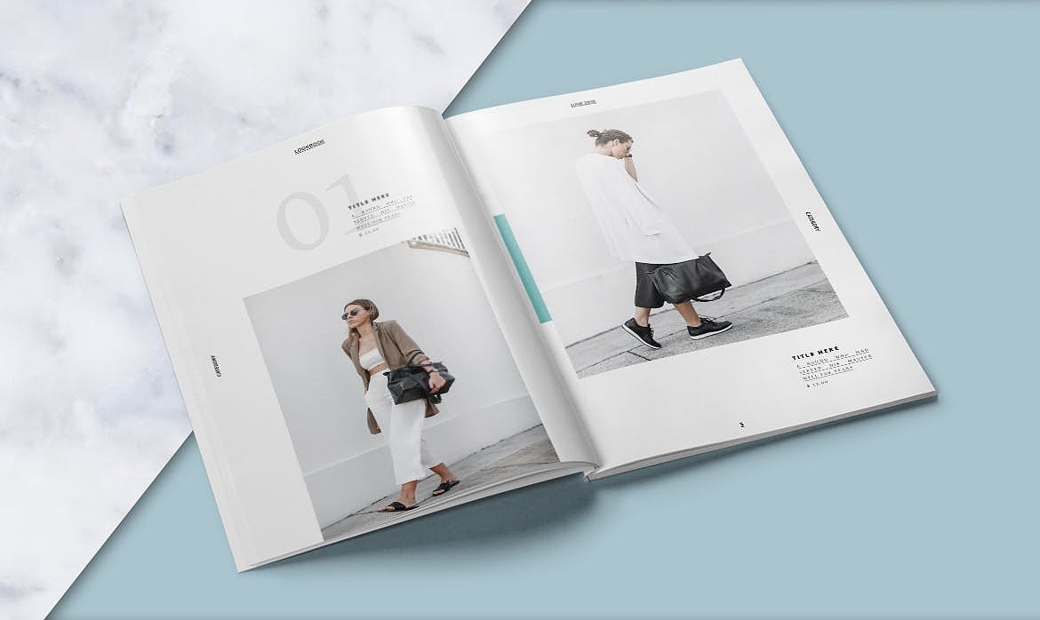 时尚杂志小册子（含Indesign源文件）（图ZOTUxMDgwODQ=） - 书籍/画册 - 站酷设计师skyzheng原创素材 - 站酷ZCOOL