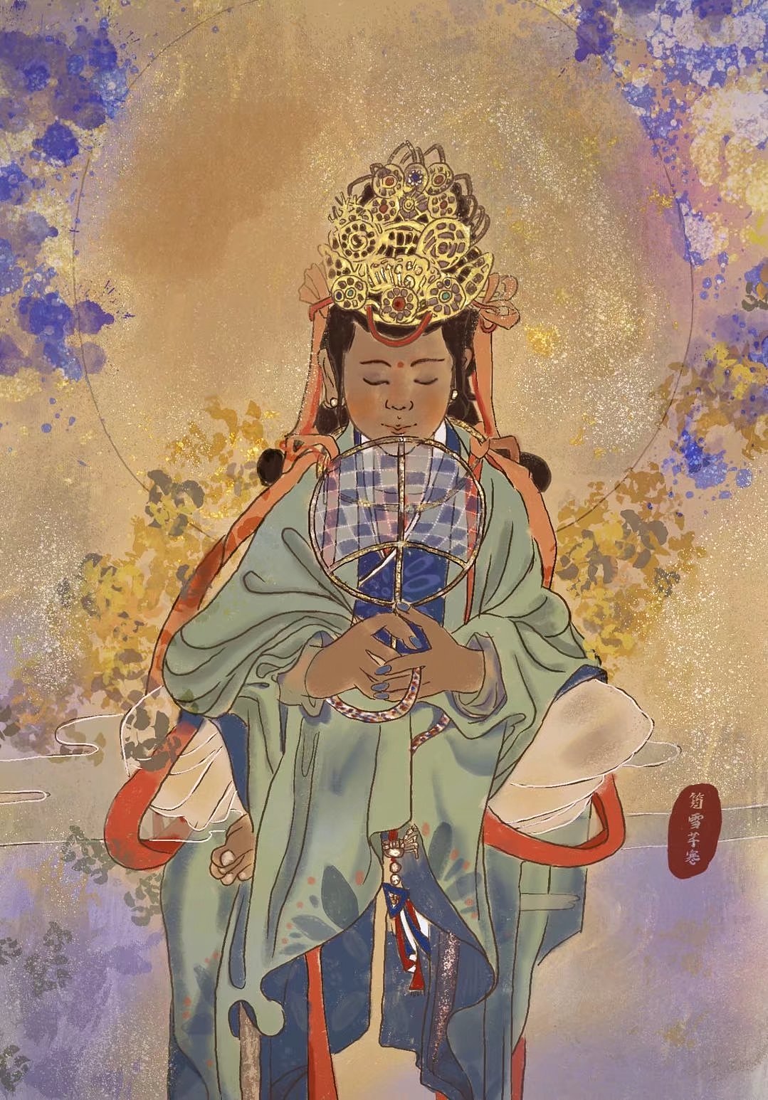 扎基拉姆(procreate临摹自莲羊)