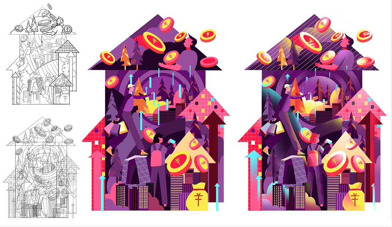 插画作品集（图ZMzA2NDg3OTY4） - 商业插画 - 站酷设计师奇尔洛原创素材 - 站酷ZCOOL