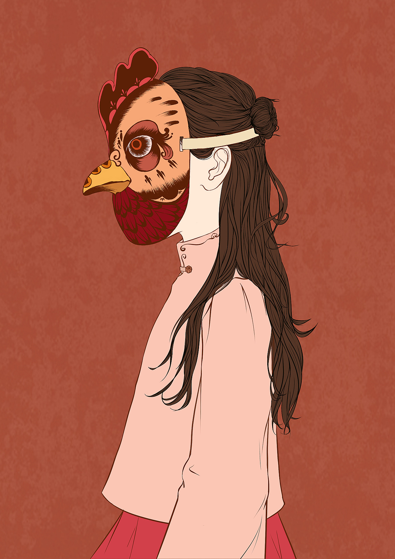 十二生肖插画设计