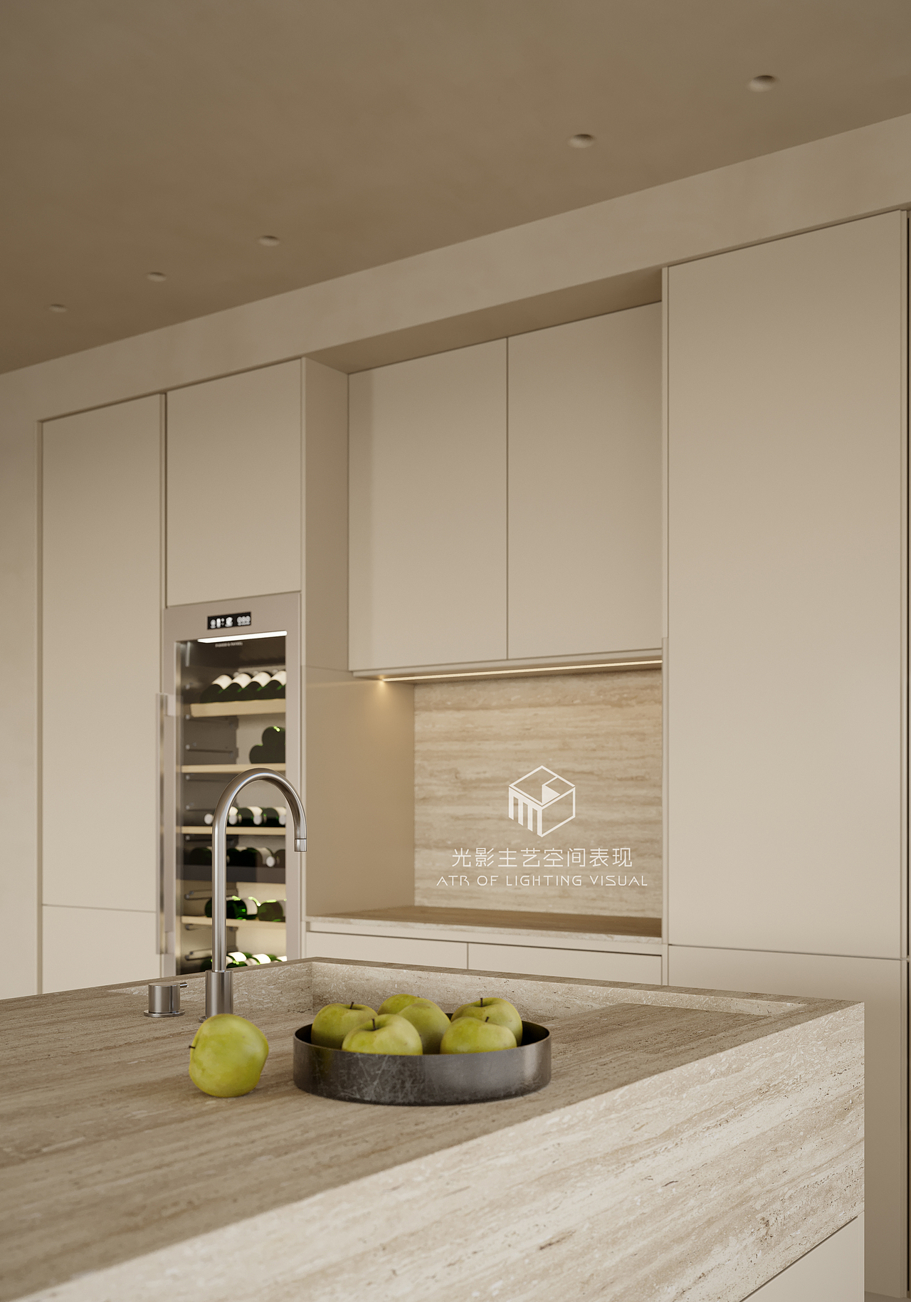 【家装】极简大平层空间表现