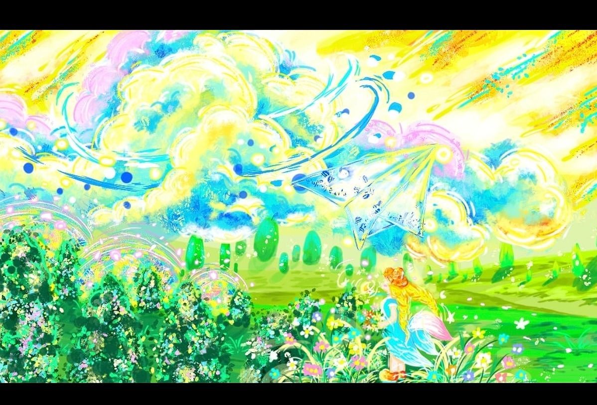 第一次场景插画