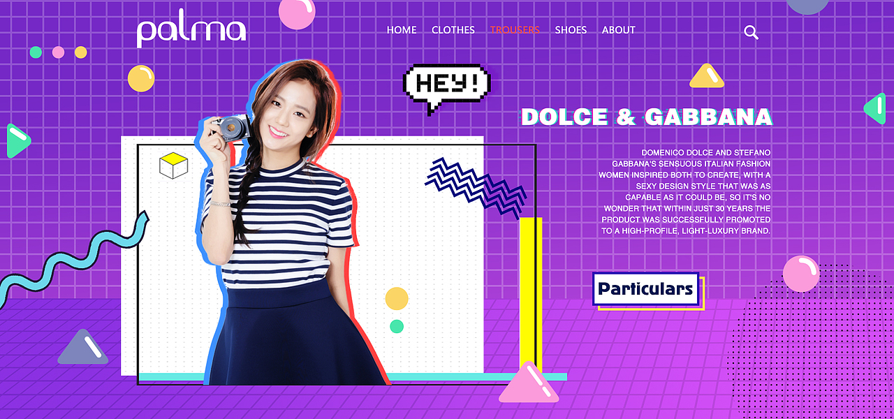 风格网页设计/孟菲斯、波普风格网页/专题电商（图ZMTM1ODk3OTEy） - 运营设计 - 站酷设计师ui小师妹原创素材 - 站酷ZCOOL