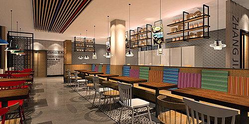 张家姐湘菜品牌设计-vi/文化/空间-深圳餐谋长品牌策划公司新案例（图ZNjcxNzkzMDg=） - 家装设计 - 站酷设计师餐谋长策划原创素材 - 站酷ZCOOL