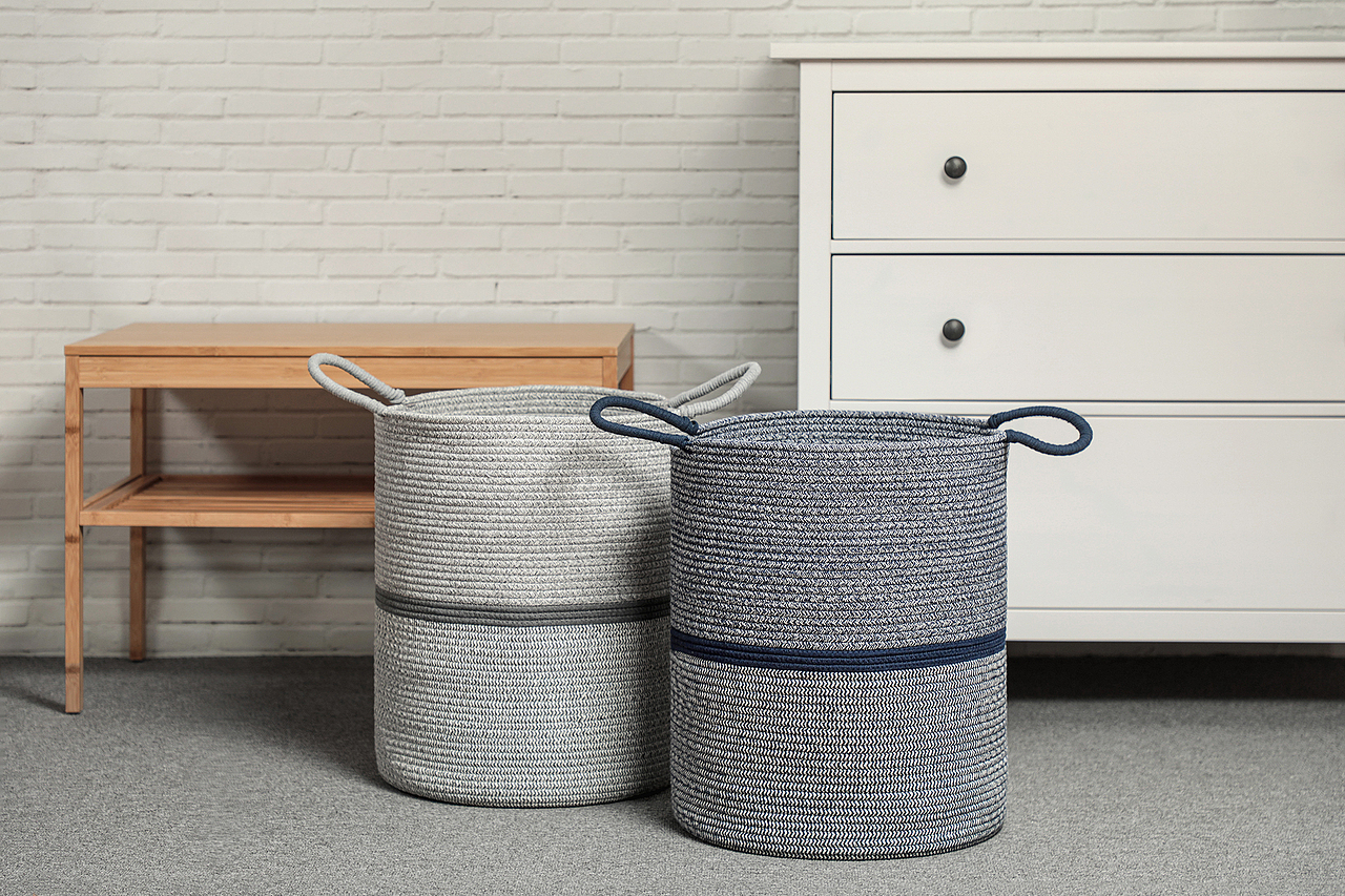 电商摄影| 棉绳筐/收纳筐/家居收纳