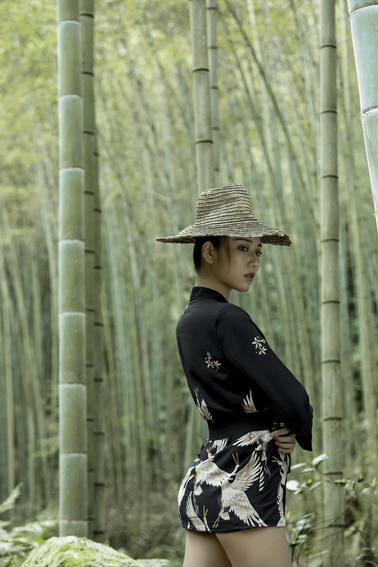 竹林深处|摄影|人像摄影|昕晨视觉_原创作品-站酷zcool