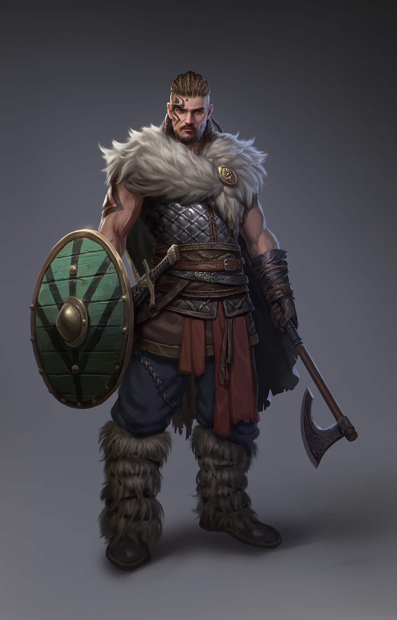 维京人（图ZMjE3NTk4MjM2） - 游戏原画 - 站酷设计师夜夜夜夜1103原创素材 - 站酷ZCOOL