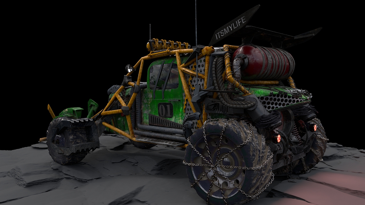 新概念RC越野车 Arnold渲染图（图ZMjk3NjQxMDQ4） - 动画/影视 - 站酷设计师西猫柿原创素材 - 站酷ZCOOL