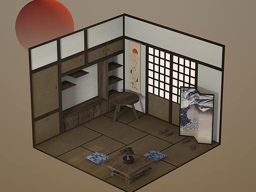 初次建模（個人主頁-ZNDc4MDQ2OTY=） - 場景 - 站酷設計師L12里原創(chuàng)素材 - 站酷ZCOOL