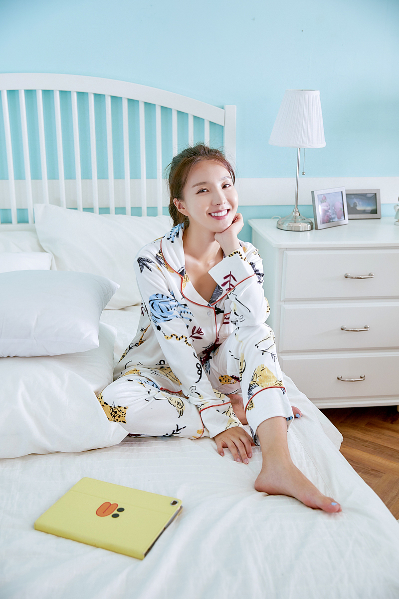 小清新 睡衣模特拍摄