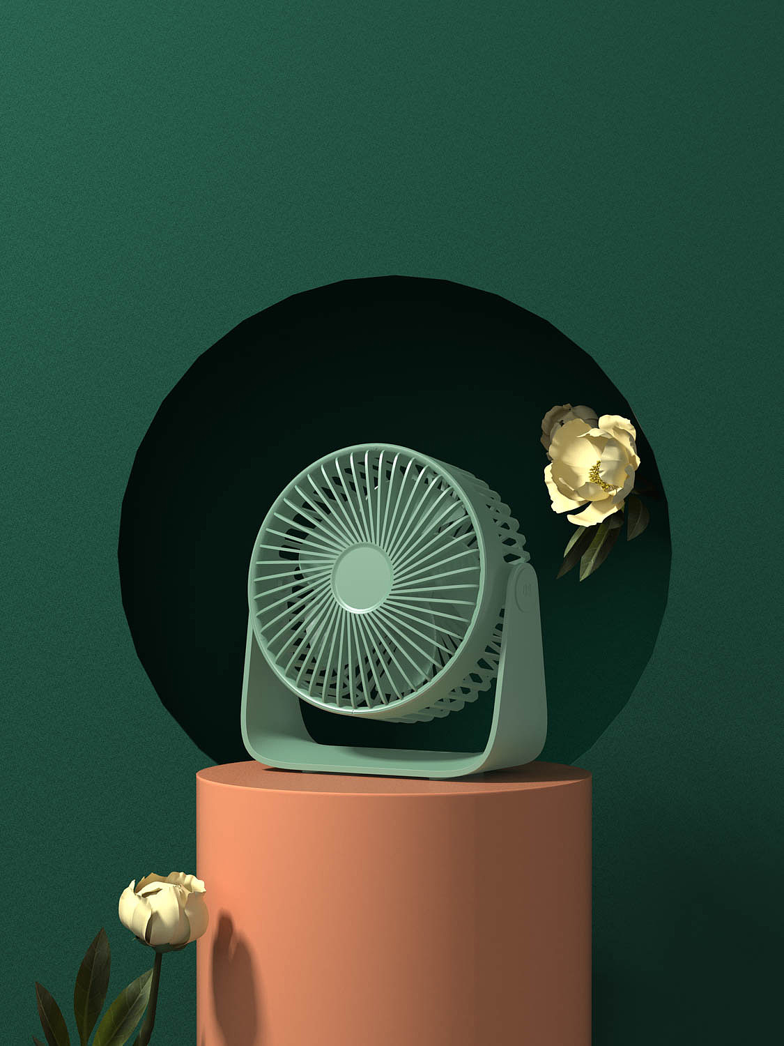 FRESH Pro-充电款香薰自然桌面风扇