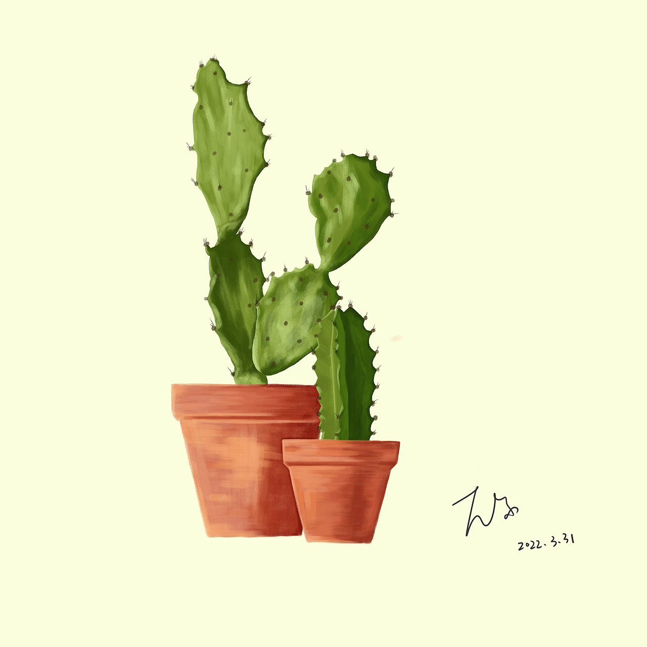 仙人掌（图ZMjk1MTg4NDcy） - 创作习作 - 站酷设计师左尔612原创素材 - 站酷ZCOOL