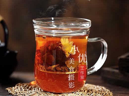 静物摄影 养生花茶