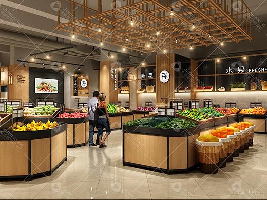 重庆爱买特北岸江山店超市设计  众派思空间设计