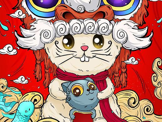 2020鼠年插画