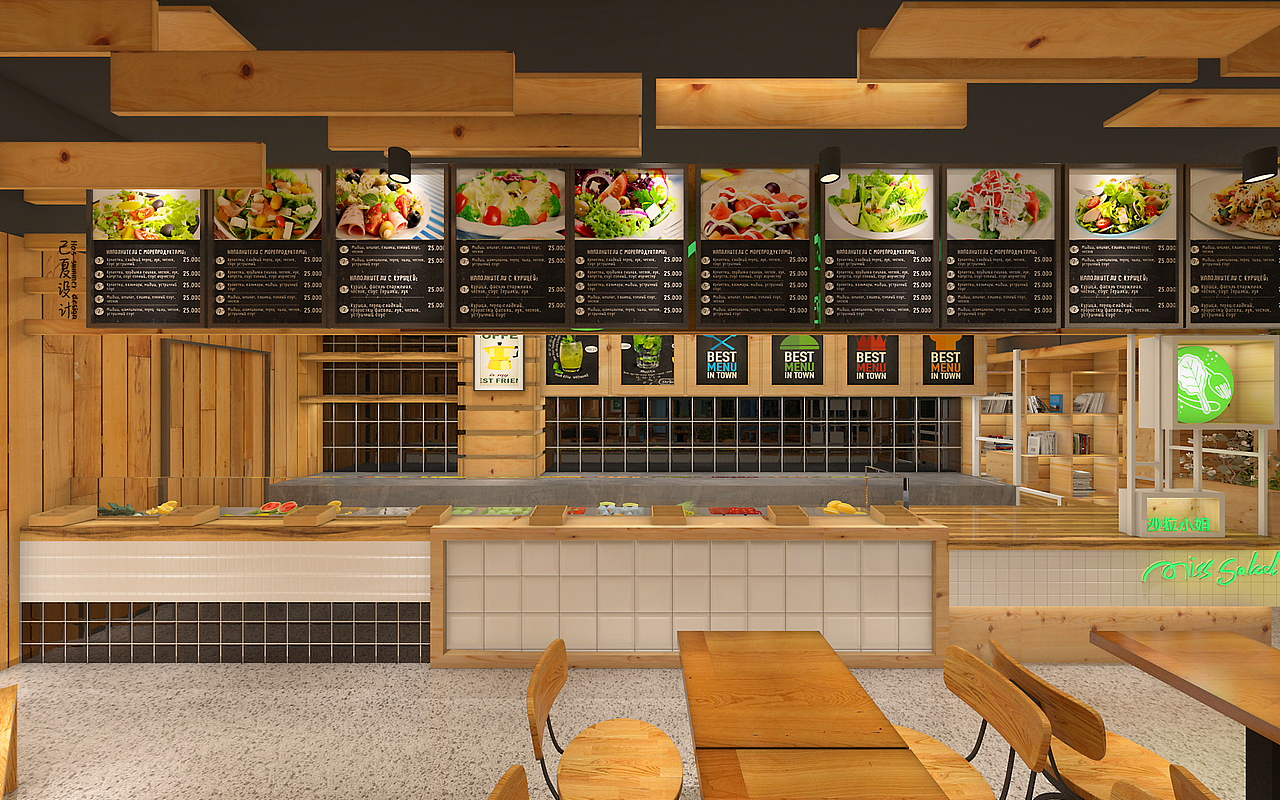 沙拉店（图ZNTg4NDA4Njg=） - 家装设计 - 站酷设计师已夏设计原创素材 - 站酷ZCOOL