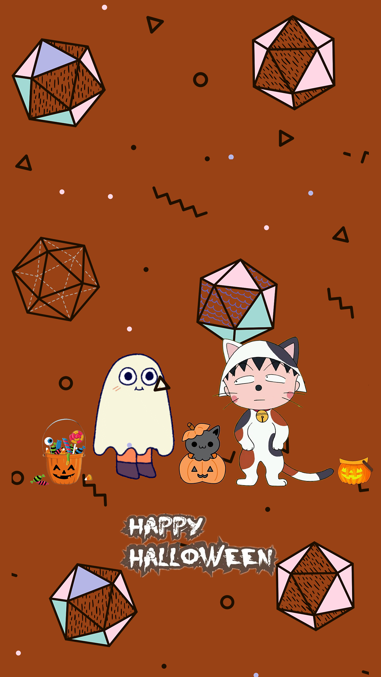 万圣节小丸子壁纸（图ZMTgxOTcxNzQw） - 其他动漫 - 站酷设计师Wiwe原创素材 - 站酷ZCOOL