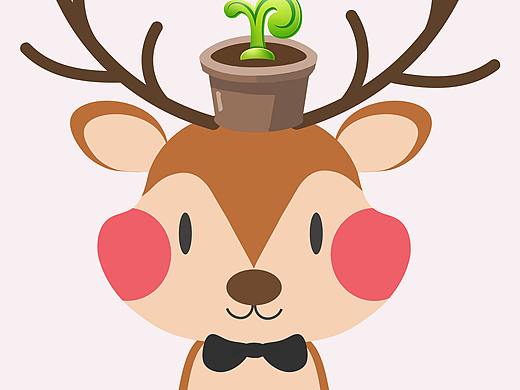 小鹿發(fā)芽中（個(gè)人主頁(yè)-ZNDU3OTY2MjQ=） - IP形象 - 站酷設(shè)計(jì)師林澤澤原創(chuàng)素材 - 站酷ZCOOL