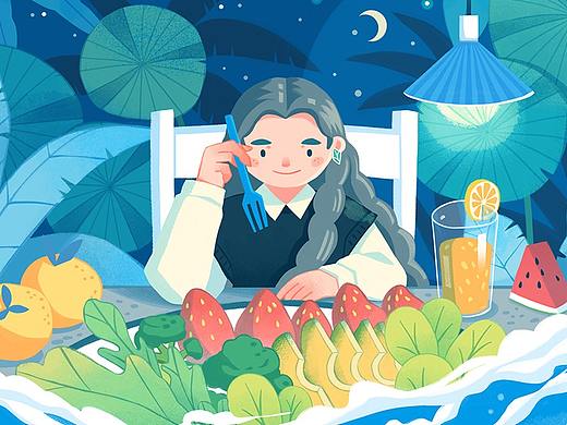 CGTN《关照地球 低碳生活》系列插画