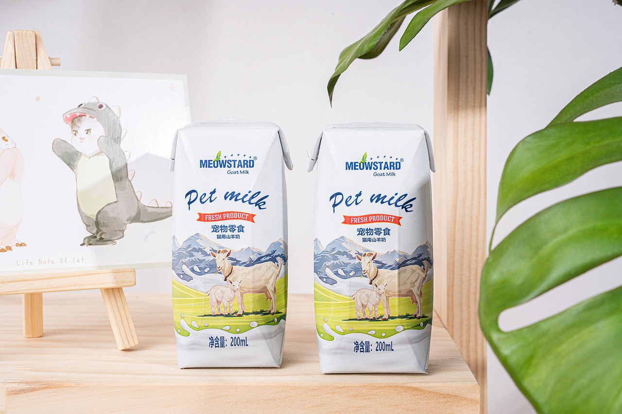 喵达猫山羊奶全脂宠物零食新生幼猫成猫补钙200ml（图ZMjM5NDU2Mzky） - 产品摄影 - 站酷设计师摄影师舒也原创素材 - 站酷ZCOOL