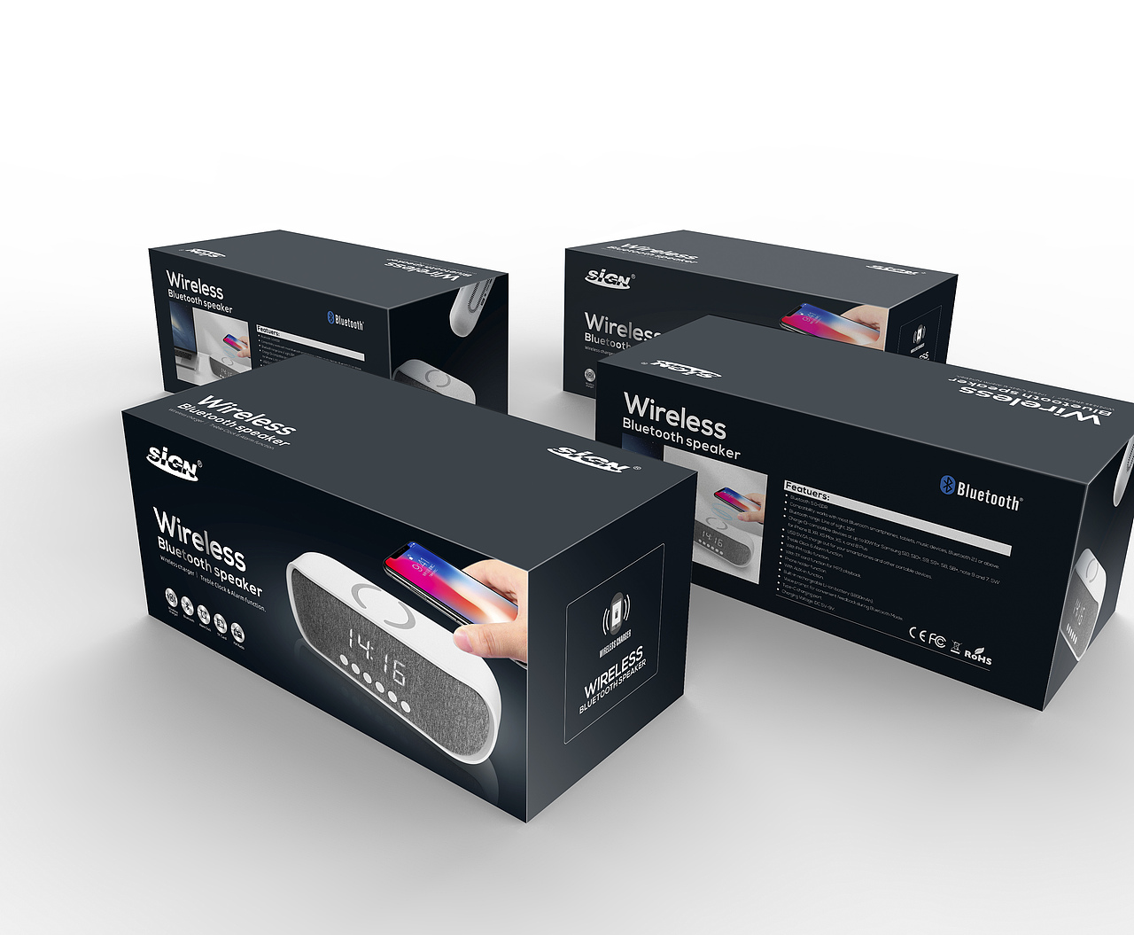 无线充蓝牙音箱（图ZMjUyMzg0ODA4） - 包装 - 站酷设计师tkl198322原创素材 - 站酷ZCOOL