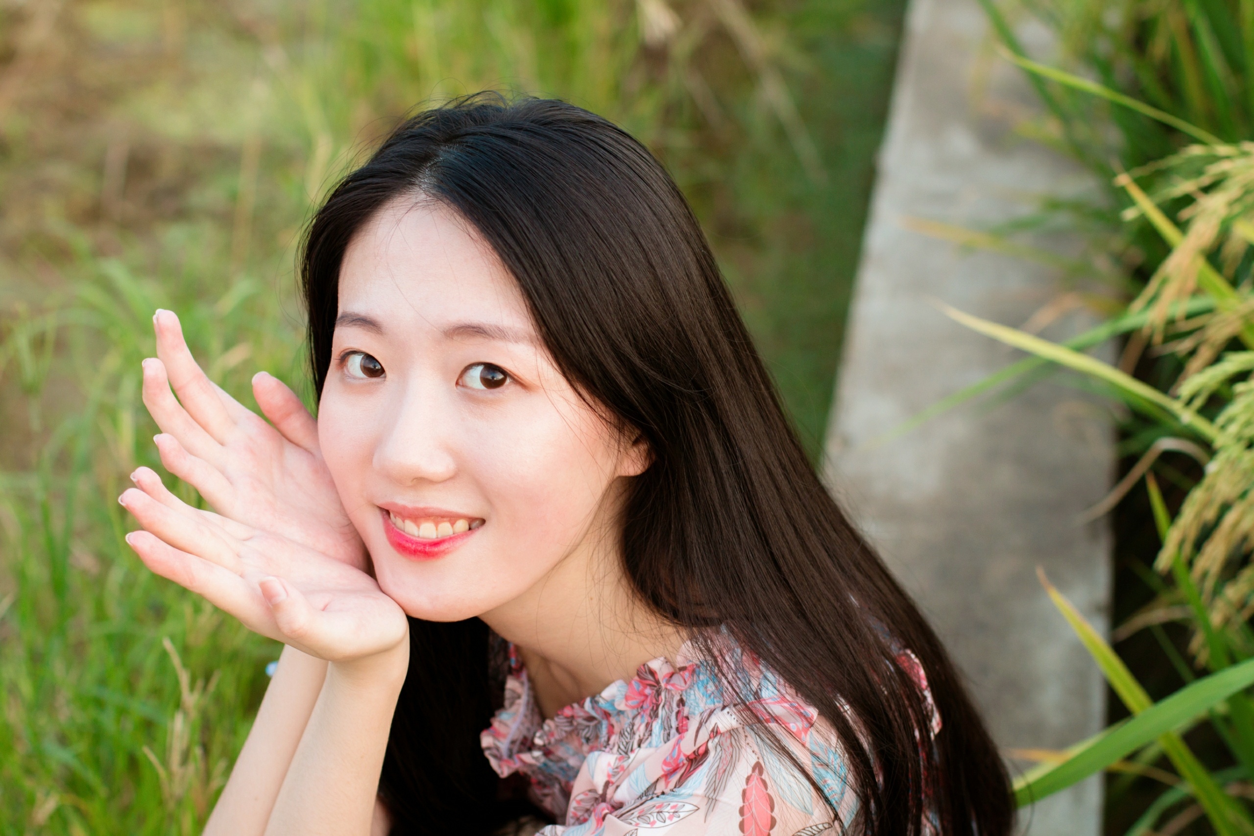 夏天了要去稻田里转转哦|摄影|人像|虎视丹丹 - 原创作品 - 站酷