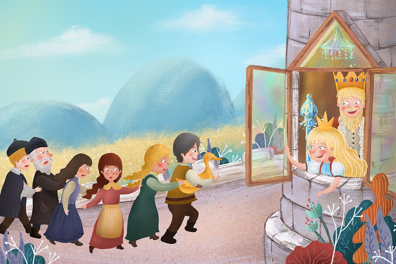 金鹅（图ZMjA5Mjk5NjI4） - 儿童插画 - 站酷设计师飞天小女警儿原创素材 - 站酷ZCOOL