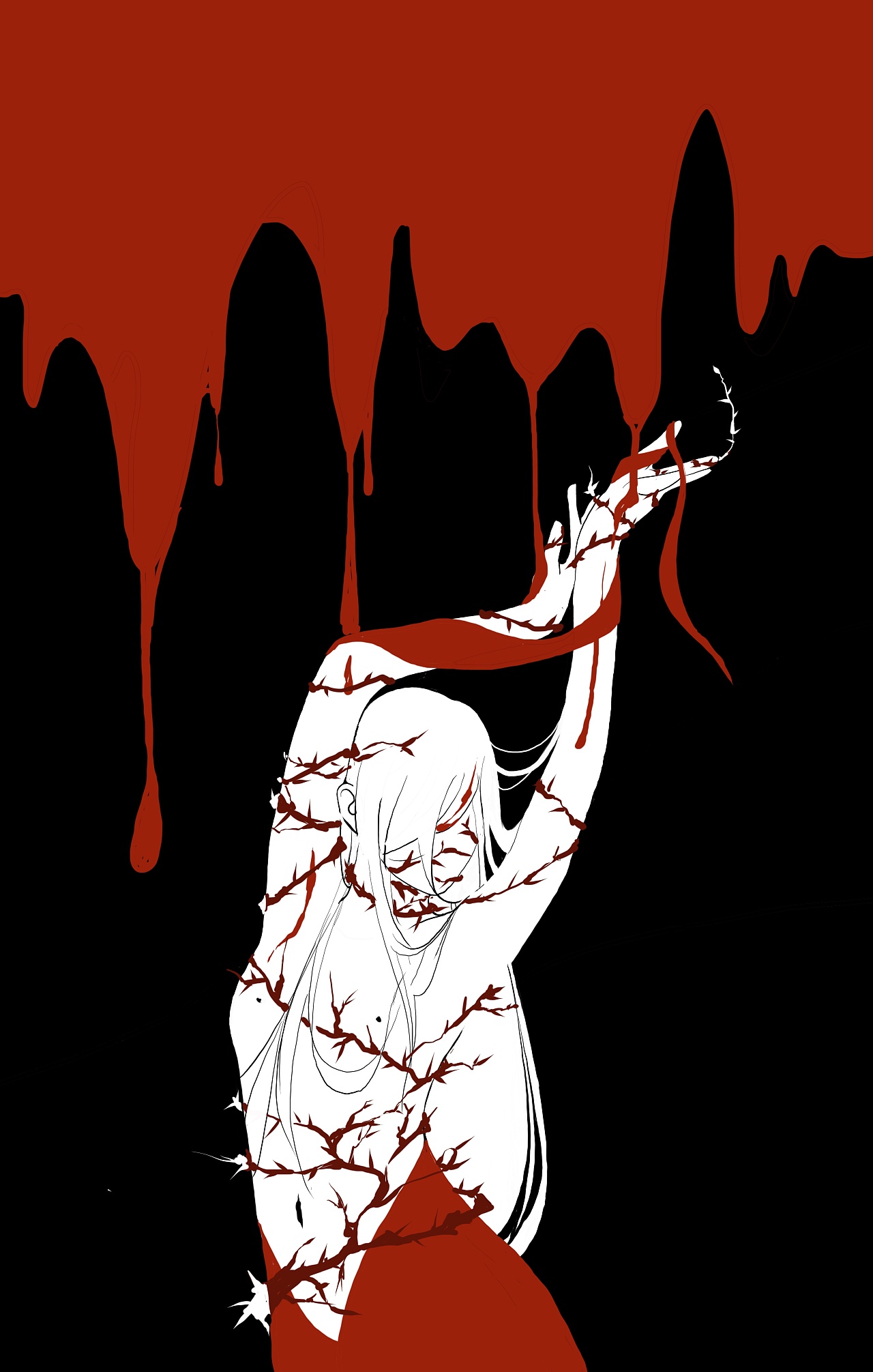 恶之花|插画|创作习作|z34117224 - 原创作品 - 站酷 (zcool)