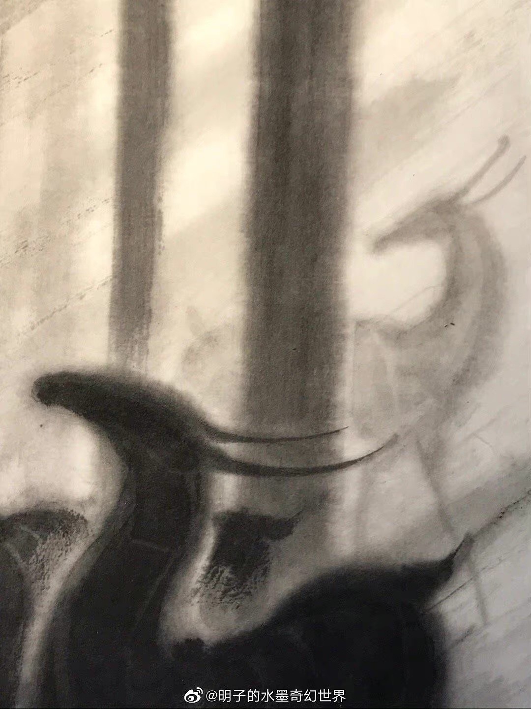 《水墨光影里的姑娘》明子