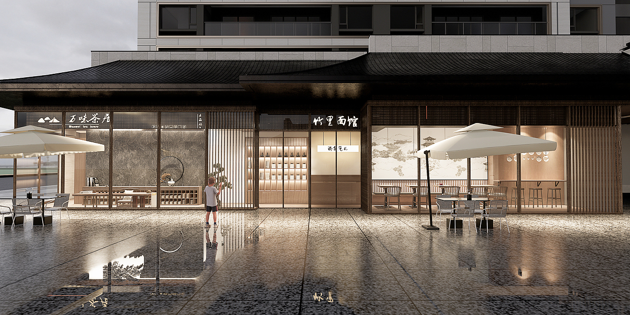 建发商业街（图ZMzQ2MzA3MDIw） - 商业空间设计 - 站酷设计师Echo不爱吃香菜原创素材 - 站酷ZCOOL