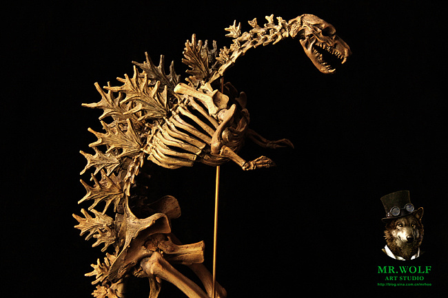 狼先生gk涂装作品笔涂godzillaskeleton