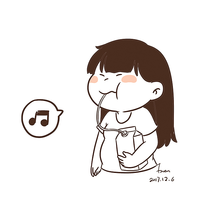 用画记录生活15（2017年最后的一些总结）（图ZMTAxNDg5NzEy） - 单幅漫画 - 站酷设计师芥末小E原创素材 - 站酷ZCOOL