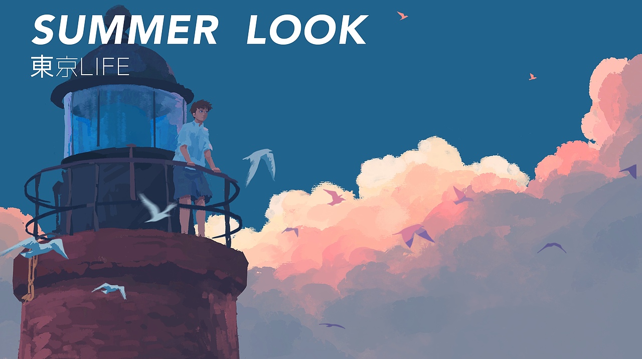近期原创插画 云系列（图ZMzM2NzYxNzA0） - 创作习作 - 站酷设计师肌肉没什么篮子用原创素材 - 站酷ZCOOL