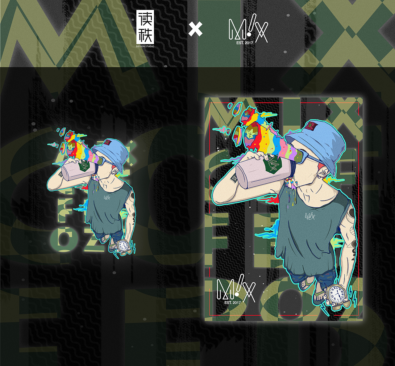 读秩 X mixcoffee（图ZMTE2Mzc0ODQ0） - 新锐潮流插画 - 站酷设计师伍字当头原创素材 - 站酷ZCOOL