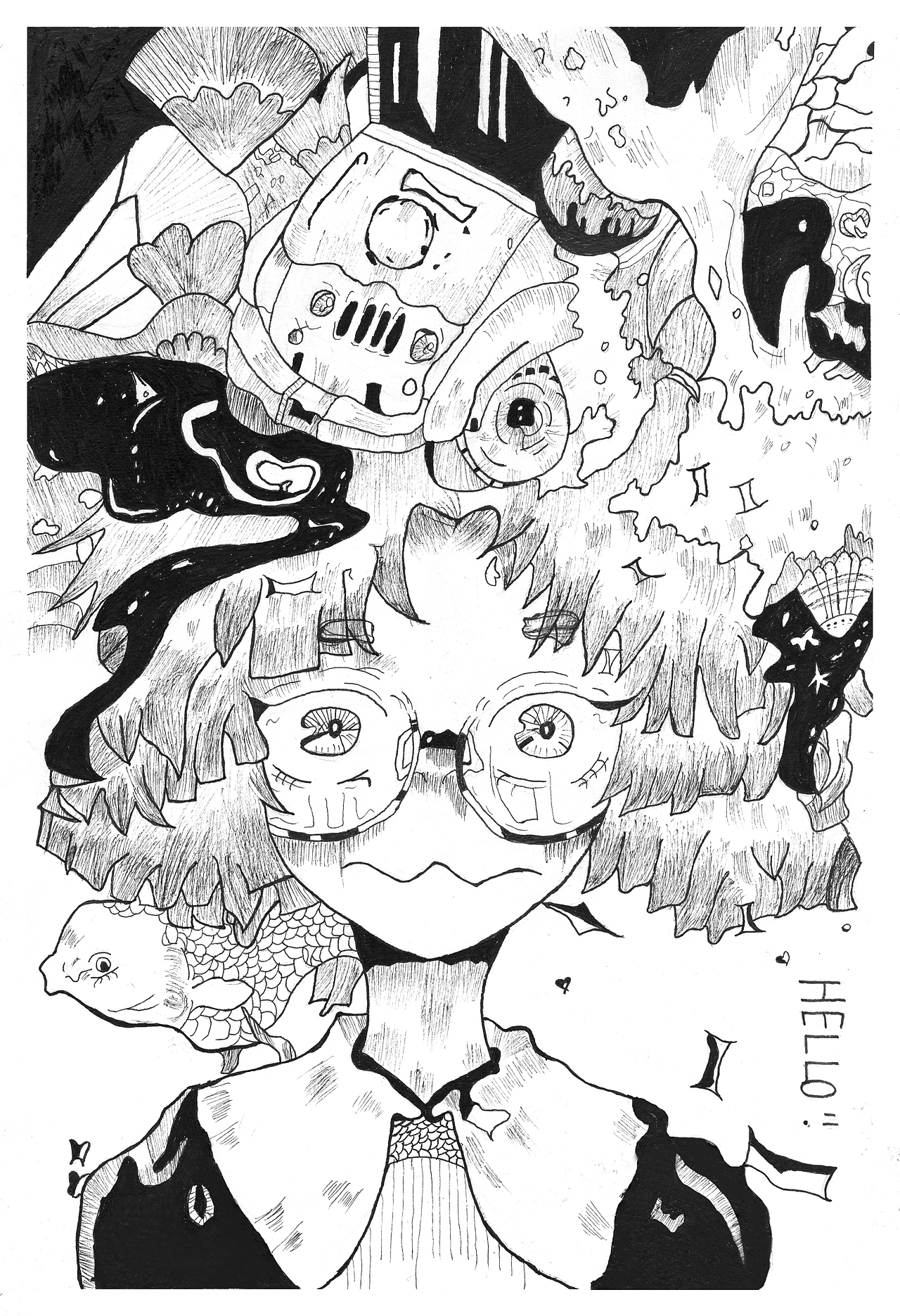 手绘插画系列（图ZMzEyNTg1MTUy） - 创作习作 - 站酷设计师Z858625882原创素材 - 站酷ZCOOL