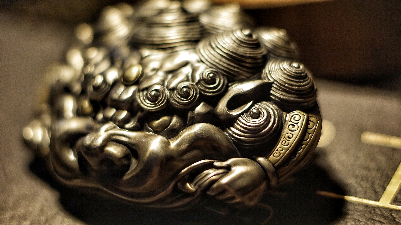 VULCAN•伏尔甘【醒狮】 s925银 腰带头 腰带扣