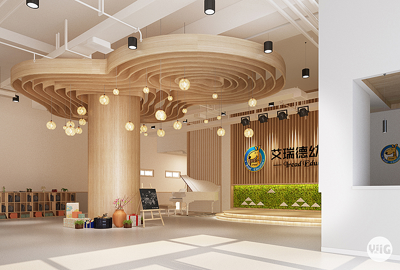 西安一格良创幼儿园设计案例：艾瑞德幼儿园