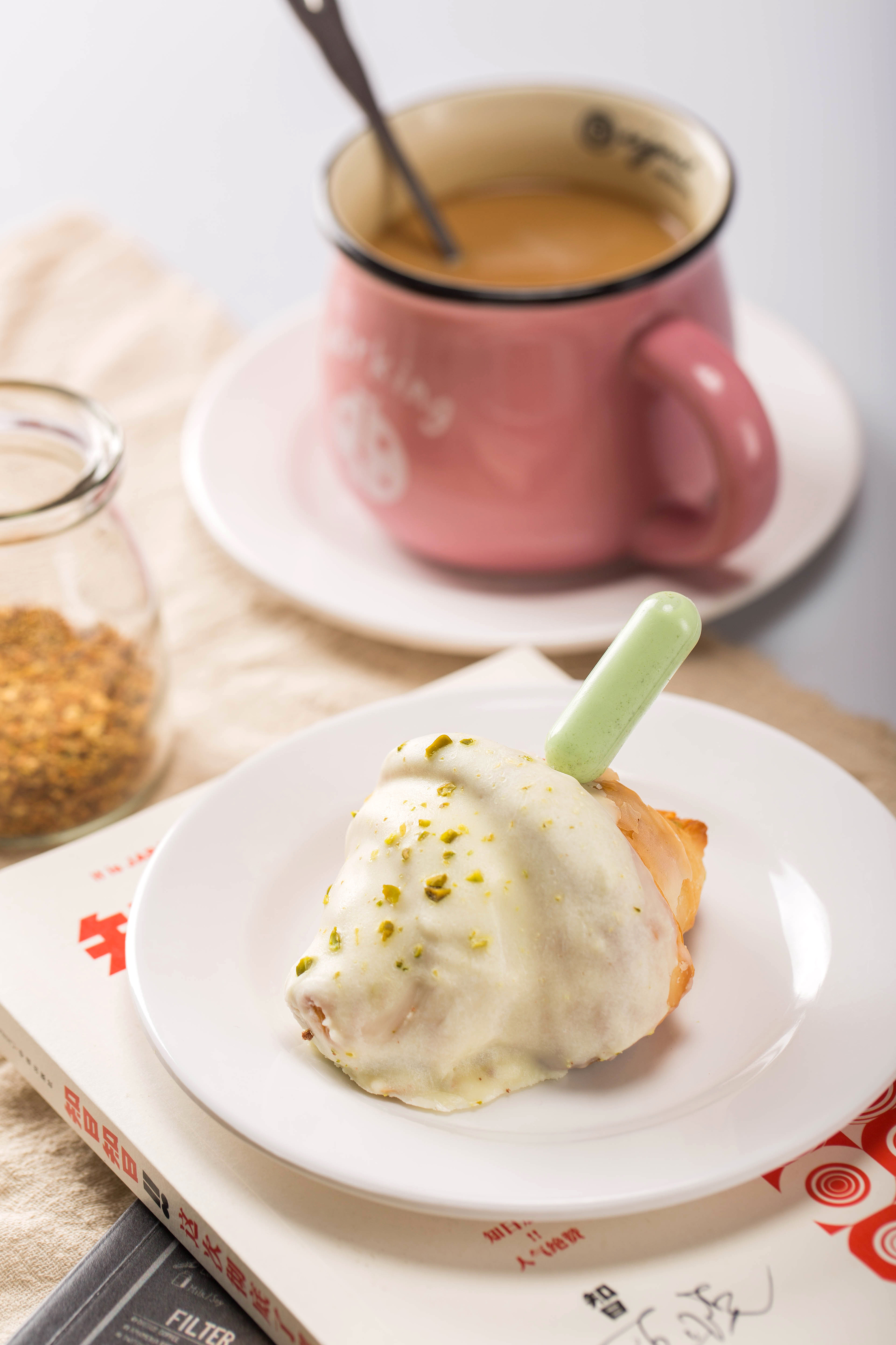 小甜心可颂蛋糕拍摄