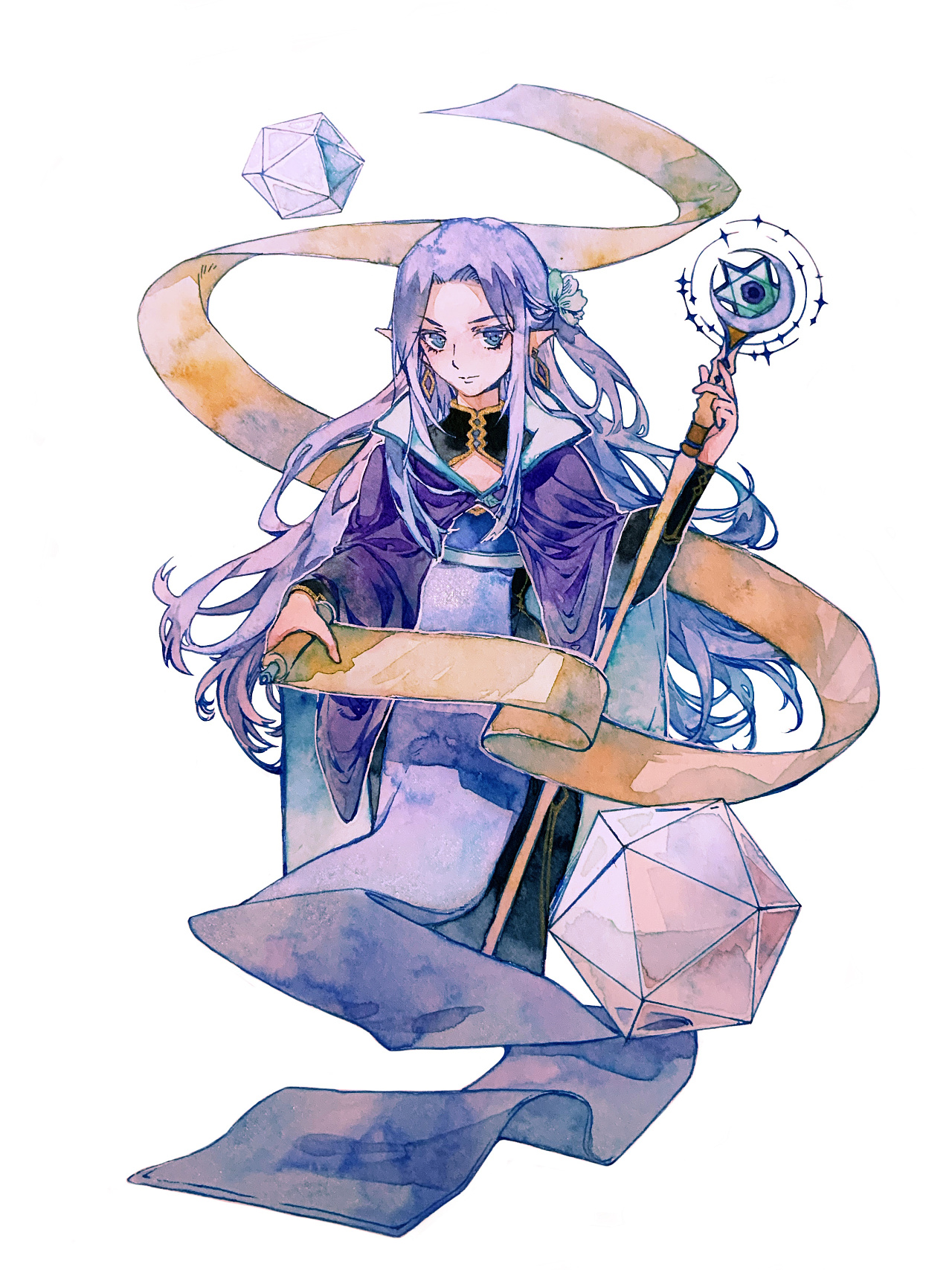 龙与地下城世界观人物插画