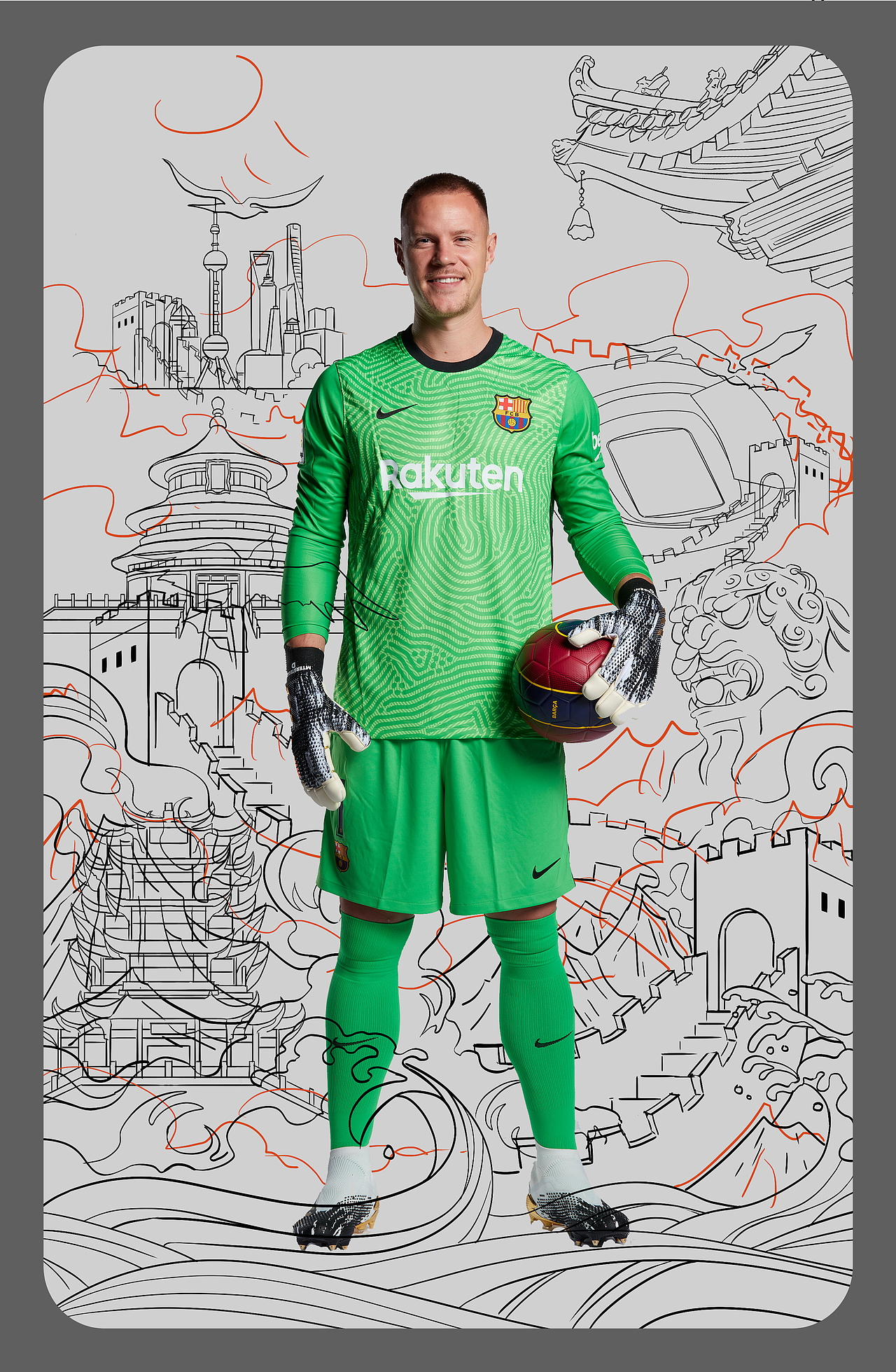 巴萨官方交通卡--特狮卡面（图ZMjY0MDM4NDI4） - 商业插画 - 站酷设计师吉他他他他他他原创素材 - 站酷ZCOOL