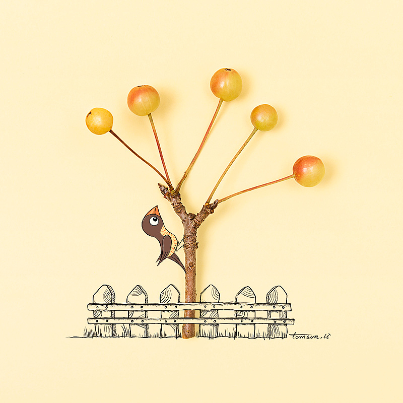 日常创意插画集04（图ZMTQxMjY2MjI4） - 商业插画 - 站酷设计师Tomson.li原创素材 - 站酷ZCOOL