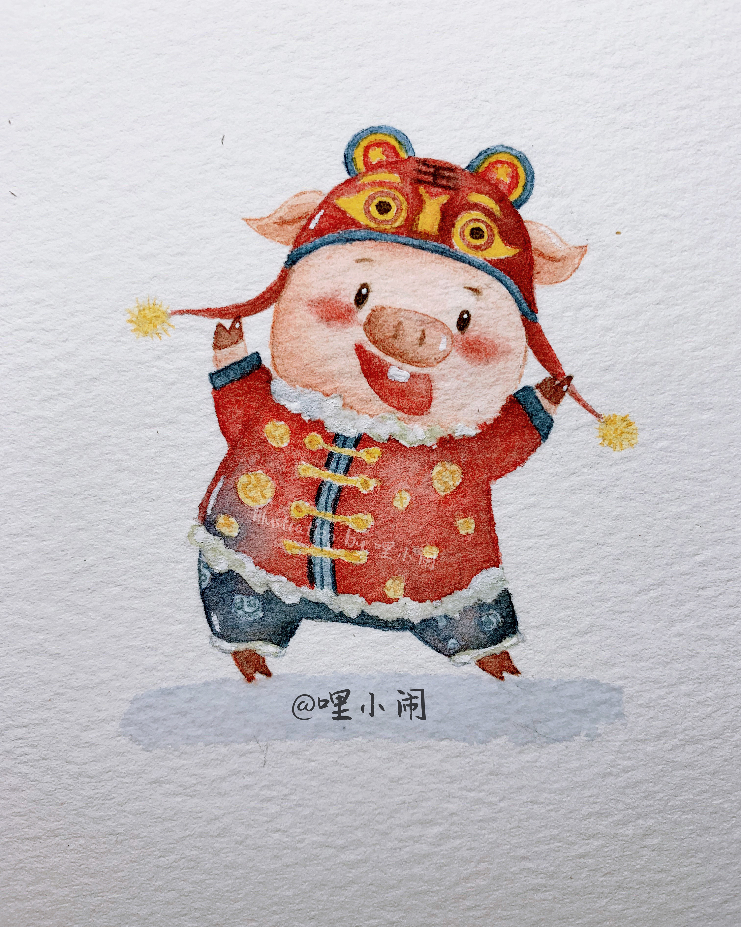 猪年新年贺图【九图汇总】