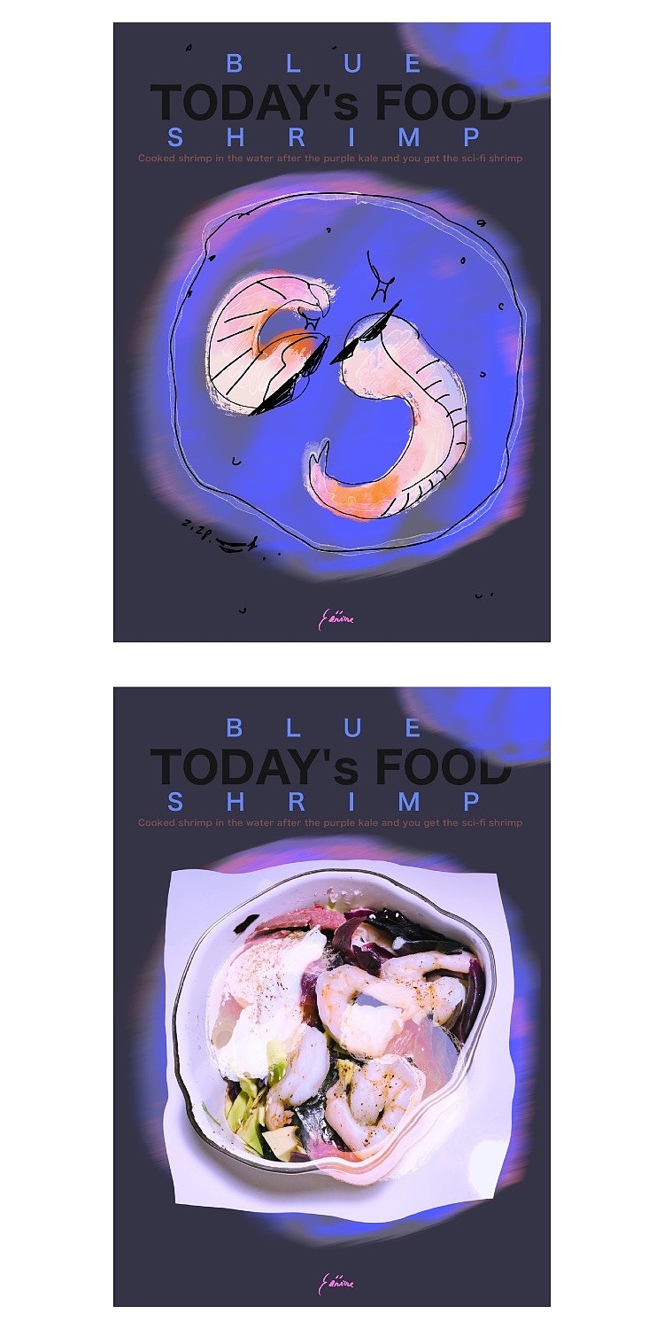 每日一画——TODAY‘s food（图ZMTk4NTAwNDA0） - 创作习作 - 站酷设计师粉头发annine原创素材 - 站酷ZCOOL
