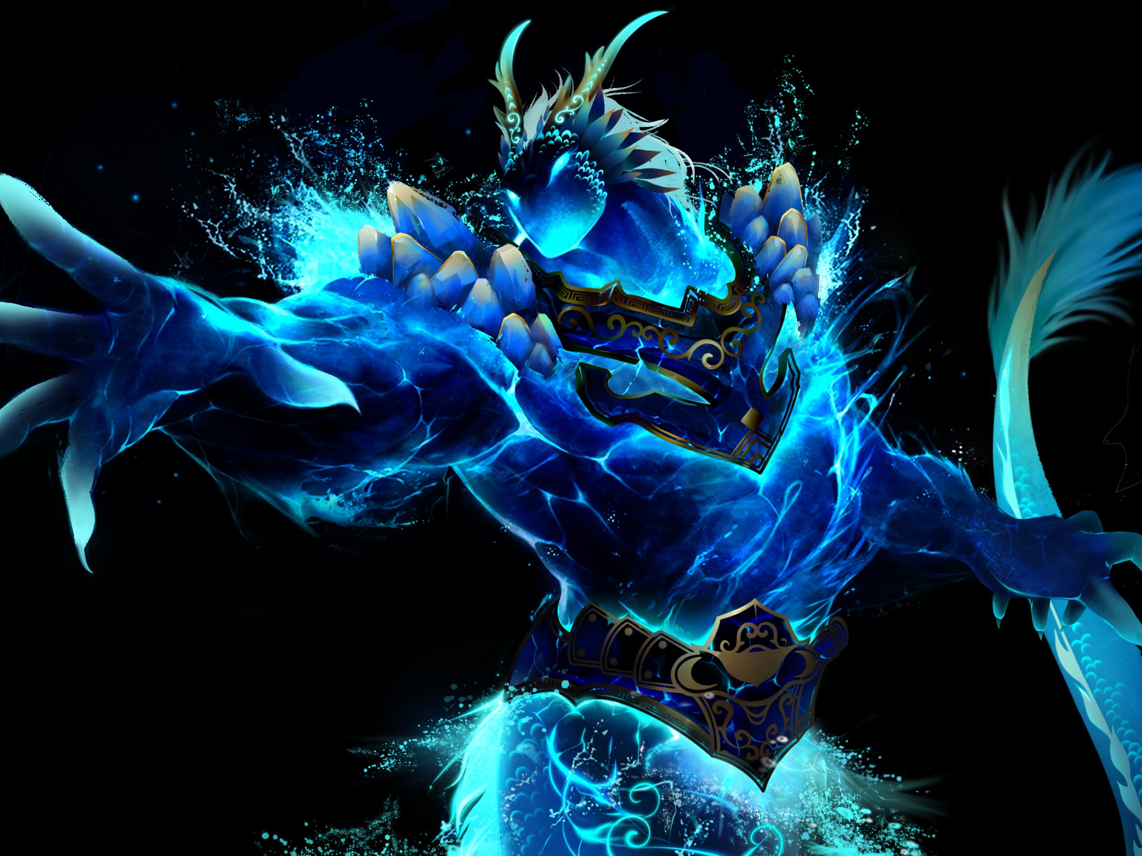 大地五神 风神 月神 水神 大地神 火神 _黑丽子站酷ZCOOL