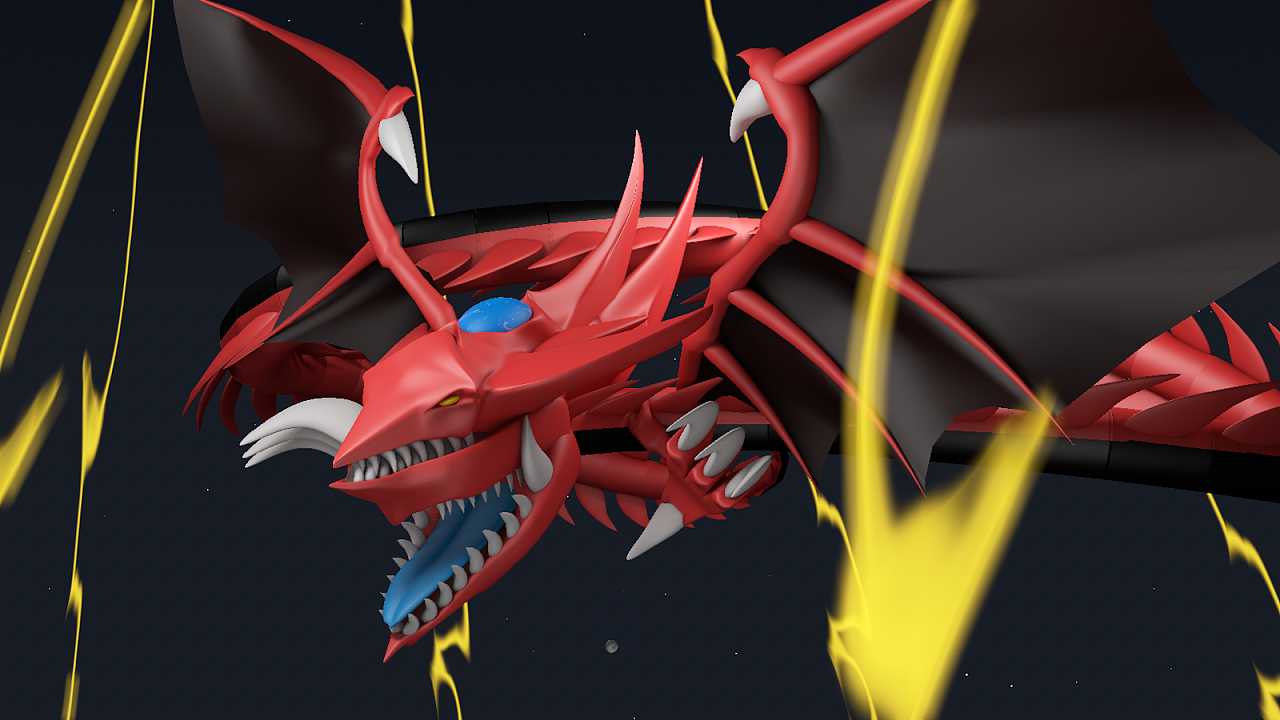 c4d-奥西里斯的天空龙