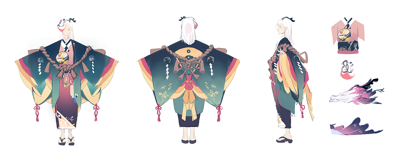 一目连-清风之愿（图ZMTg3NTcxNjg4） - 商业插画 - 站酷设计师曲不离原创素材 - 站酷ZCOOL