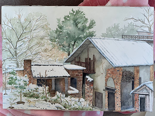 画的几张水彩（个人主页-ZNjc2OTc3NjQ=） - 创作习作 - 站酷设计师月鲨原创素材 - 站酷ZCOOL