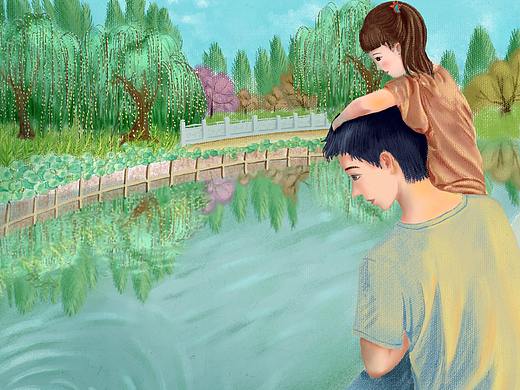 父亲与女儿（个人主页-ZNTc1MjQ5NTY=） - 创作习作 - 站酷设计师无倾z原创素材 - 站酷ZCOOL