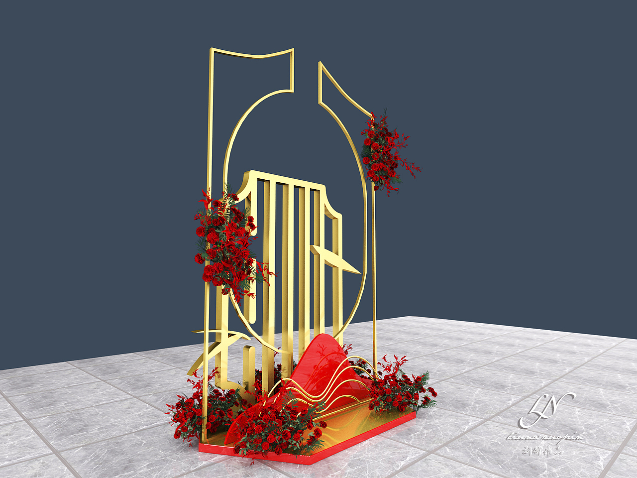 开放活动美陈布置